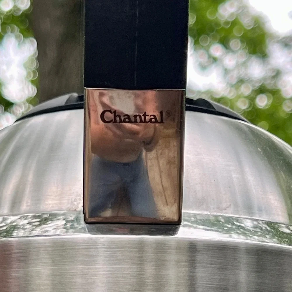 Vintage Chantal Stainless Steel Whistling Tea Kettle - 1.7 Qt Stovetop Teapot